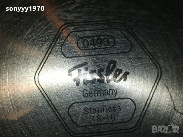 поръчан-FISSLER-GERMANY STAINLESS 18-10 SWISS 0501221118, снимка 12 - Колекции - 35329628