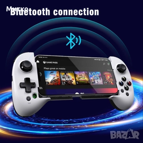 Мобилен контролер ShanWan за Android/iOS/iPhone 15, контролер за смартфон с регулируем джойстик, моб, снимка 2 - Други игри и конзоли - 52922385