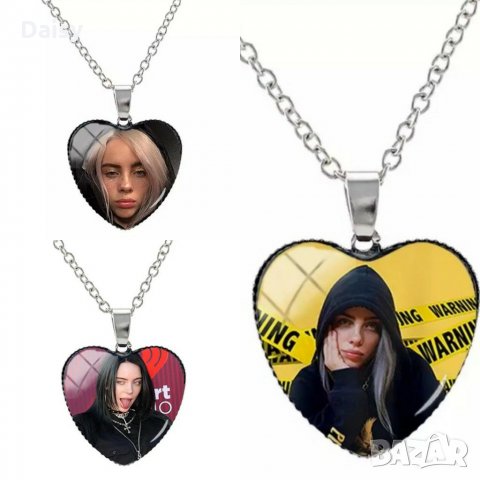 Медальони Billie Eilish / Били Айлиш, снимка 5 - Колиета, медальони, синджири - 29054896