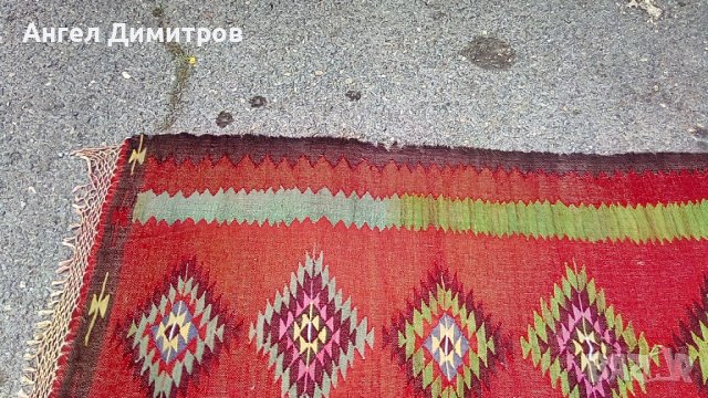 Стар чипровски килим пътека , снимка 2 - Антикварни и старинни предмети - 37274836