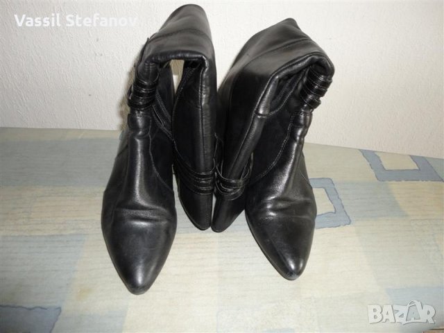 Дамски кожени ботуши, снимка 9 - Дамски ботуши - 32314198