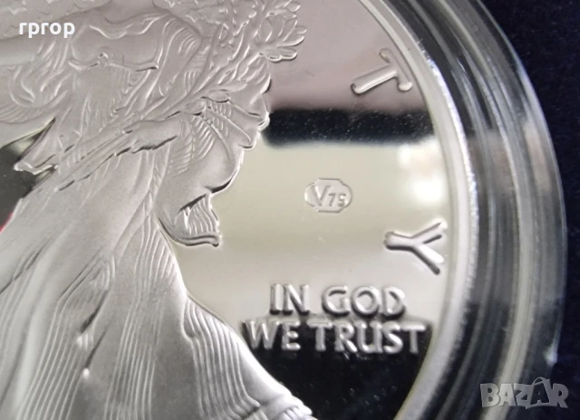 САЩ.
1 долар.
2020 г.
Сребро.
75 години от края на Втората световна война.
, снимка 12 - Нумизматика и бонистика - 50479853