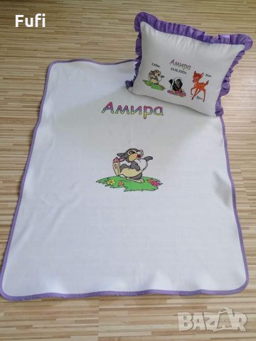 Детски спални комплекти,възглавнички, одеала,лигавник, снимка 8 - Спални чували за бебета и деца - 32616580