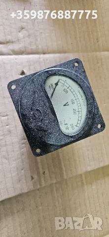 Ретро съветски волтметър Ссср Руски 250 волта руско агрегат 