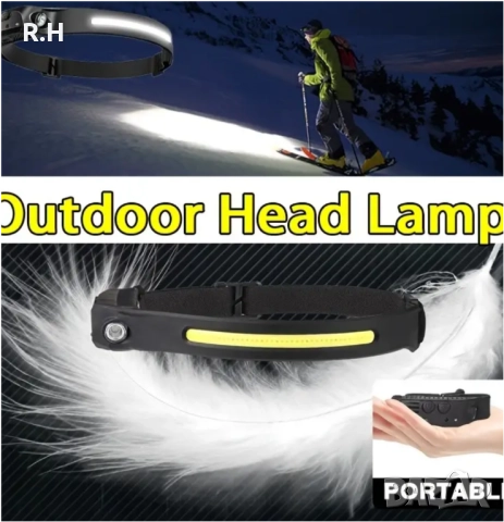 Челник лед фенер със сензор за движение, снимка 4 - Къмпинг осветление - 52542739