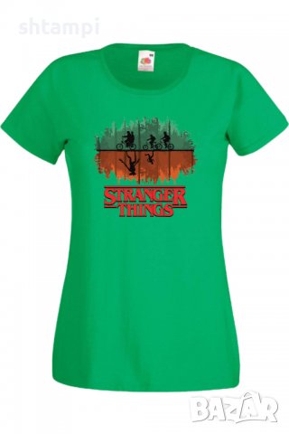 Дамска Тениска Stranger Things 2,Филм,Сериал,, снимка 7 - Тениски - 37314616