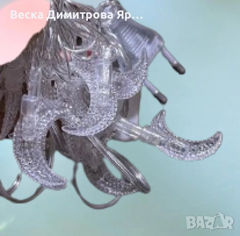 Празнични Коледни лампички с форма на лунички, снимка 2 - Декорация за дома - 52289933