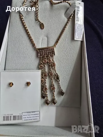 Колие и обеци , снимка 4 - Бижутерийни комплекти - 50051194