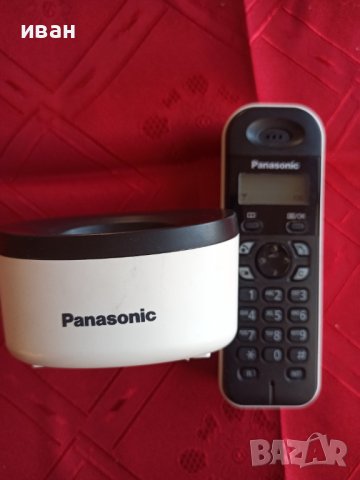 Безжичен стационарен телефон PANASONIC, снимка 2 - Стационарни телефони и факсове - 43449738