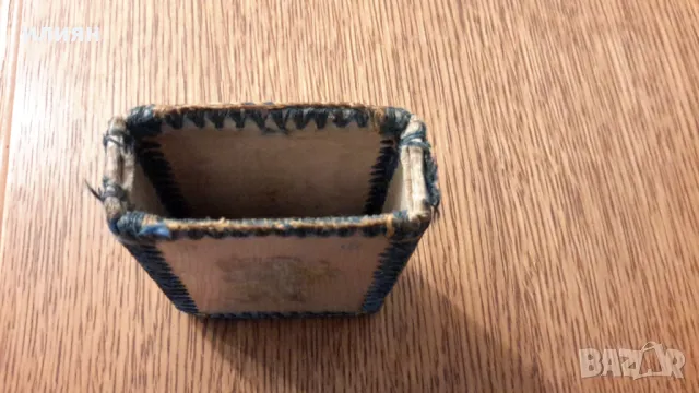Стара калъфка за карти , снимка 3 - Антикварни и старинни предмети - 48001162