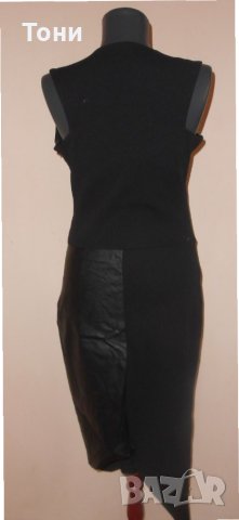 Дълга черна асиметрична рокля  Lefon, снимка 9 - Рокли - 28754889