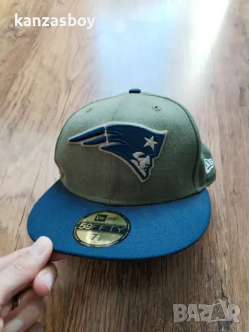 new era new england patriots - страхотна шапка КАТО НОВА 56.8см., снимка 5 - Шапки - 50072664