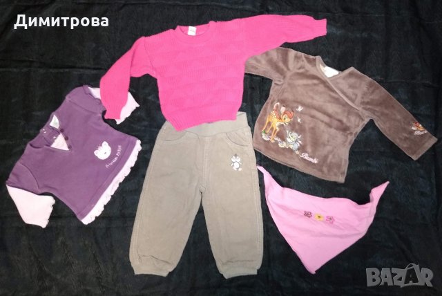 Разпродажба на бебешки дрешки за момиче р.56-92 см, снимка 1 - Комплекти за бебе - 28920045