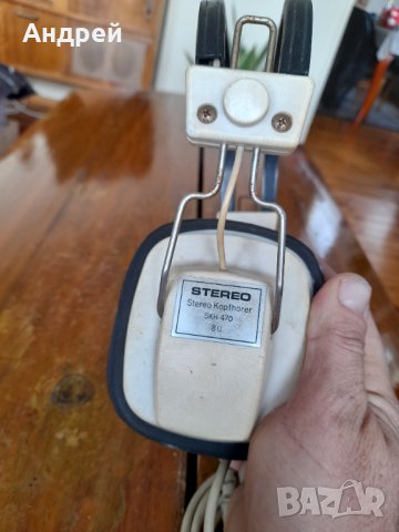 Стари слушалки Kopfhorer, снимка 4 - Антикварни и старинни предмети - 39554161