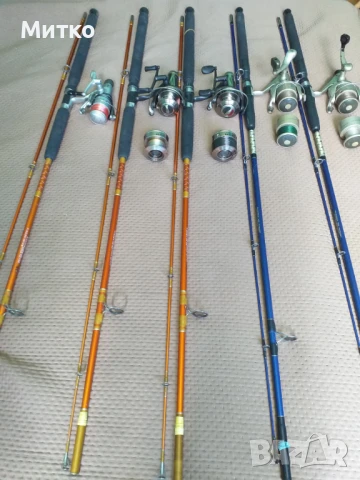 Комплекти силови пръчки 2,70м с макари, снимка 8 - Въдици - 51100633