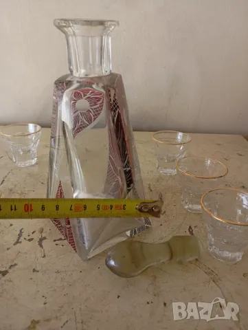 Кристален сервиз за алкохол бохемия, снимка 5 - Сервизи - 49383782