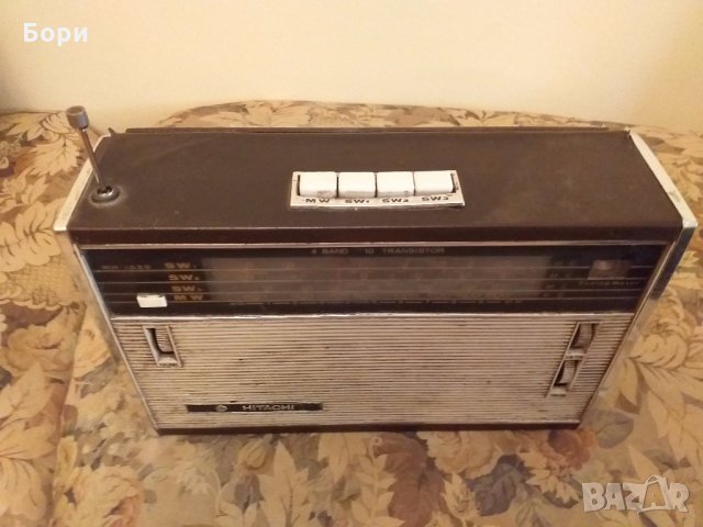 Радио HITACHI WH 1020-1965г., снимка 2 - Радиокасетофони, транзистори - 26543240