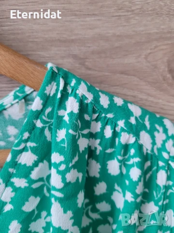 Зелена рокля н цветя HAMPTON REPUBLIC , снимка 4 - Рокли - 51269219