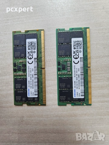 32GB (2x16GB) Нова с гаранция 99м DDR5-5600 SODIMM