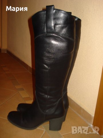 НОВИ Дамски ботуши естествена кожа р-р 40, снимка 3 - Дамски ботуши - 38704594