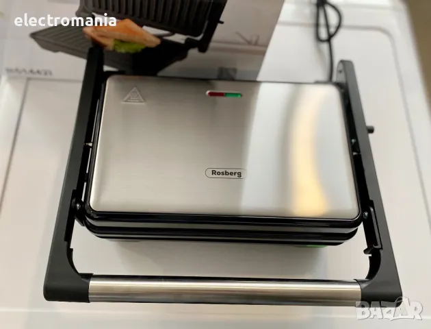 сандвич тостер-скара,Rosberg’ R51442I, 1500W, снимка 4 - Тостери - 49251517