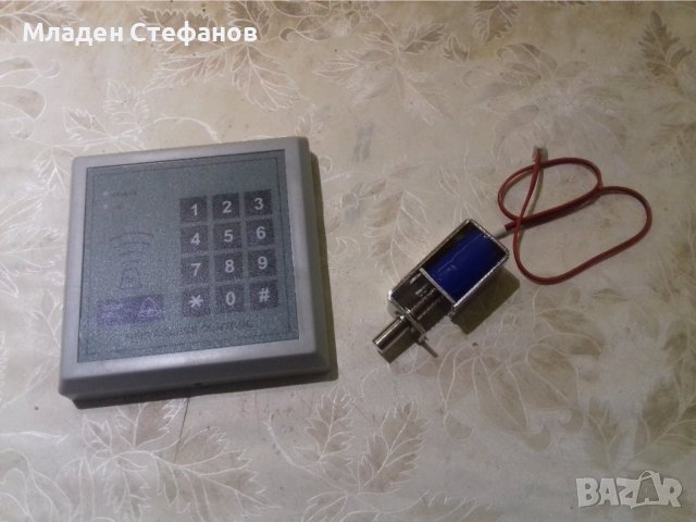 Електронно заключване с клавиатура и бутон, снимка 2 - Друга електроника - 40612758