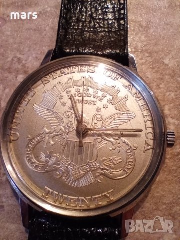 TWENTY DOLLAR - COIN WATCH, снимка 5 - Мъжки - 34930477