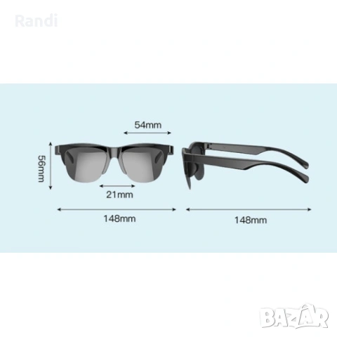 Слънчеви очила с вградени колонки, за слушане на музика по всяко време, снимка 2 - Слънчеви и диоптрични очила - 53359274