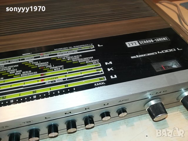 ITT SCHAUB-LORENZ 4000L-ВНОС GERMANY 0308221830, снимка 5 - Ресийвъри, усилватели, смесителни пултове - 37587316