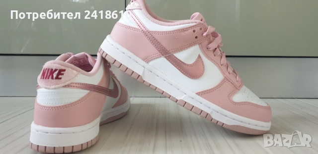 Nike  Dunk Low Pink Velvet   Size 38 /24 см. UK 5  US 5.5  НОВО! ОРИГИНАЛ! Дамски Кецове., снимка 12 - Кецове - 52575408