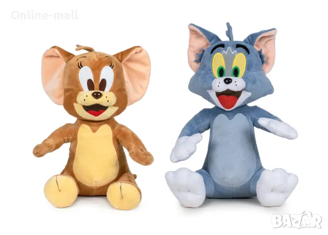 Комплект плюшени играчки Том и Джери, Плюшена играчка Том и Джери, снимка 4 - Плюшени играчки - 48254147