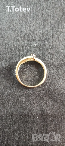 Златен дамски пръстен - 14к, снимка 2 - Пръстени - 53451150
