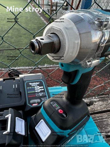 Акумулаторен Ударен Гайковерт Makita 24v 6ah Макита Импакт, снимка 3 - Винтоверти - 39759531