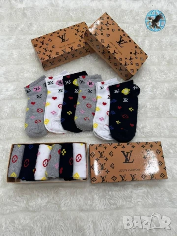 чорапи 6 чифта versace gucci tommy hilfiger Victoria's secrets lacoste , снимка 11 - Дамски чорапи - 51267026