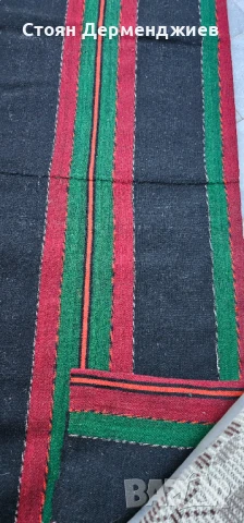 Старинна вълнена черга-килим