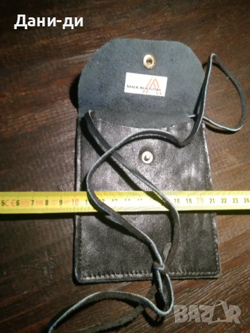 Кожено портмоне за врат , снимка 3 - Други - 52652518