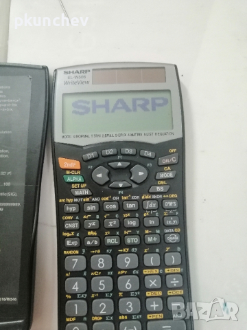 Научен калкулатор Sharp EL W506 B Writeview, снимка 3 - Друга електроника - 44929086
