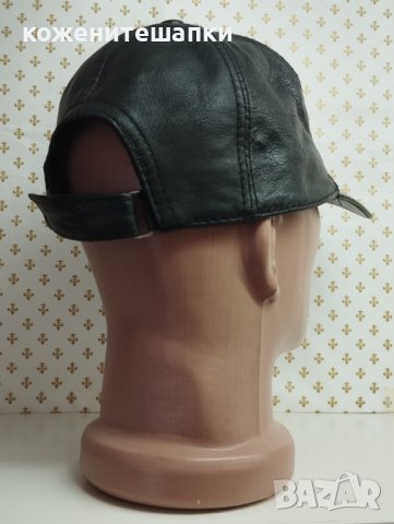 Мъжка кожена шапка Нисан - 44, снимка 2 - Шапки - 43501412