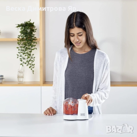Чопър Black+Decker BXCH120E 120 W, 350 ml, снимка 6 - Чопъри и пасатори - 51664667