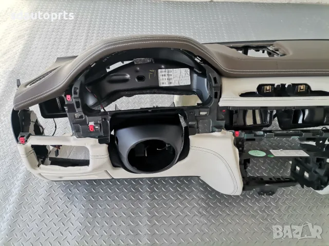 Табло BMW X5 F15 X6 F16 HUD Mocha Nappa Гладка Кожа, снимка 6 - Части - 50303535