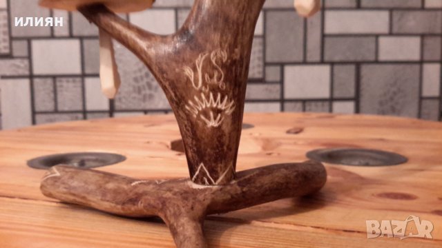 Свещник от рог , снимка 5 - Колекции - 38617522