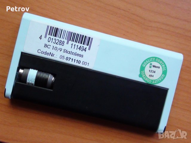 WERA Bit-Check BC 10/9 Stainless Steel - PROFI Висококачественни Битове неръждаема стомана , GERMANY, снимка 5 - Отвертки - 26477812