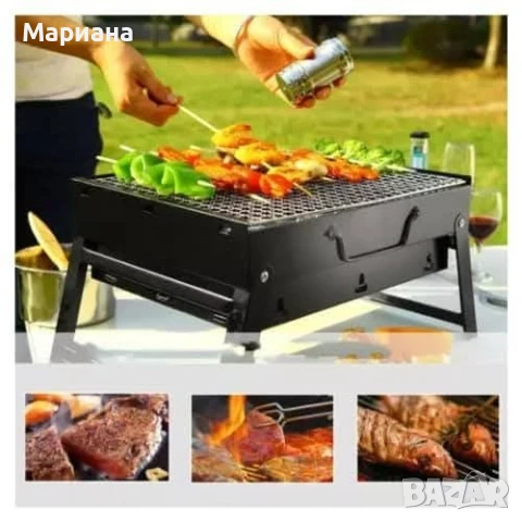 Сгъваемо преносимо барбекю, снимка 2 - Барбекюта - 50837976