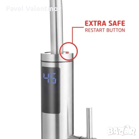 Водонагревател с LED  дисплей, гъвкав струйник, снимка 3 - Други - 48600729