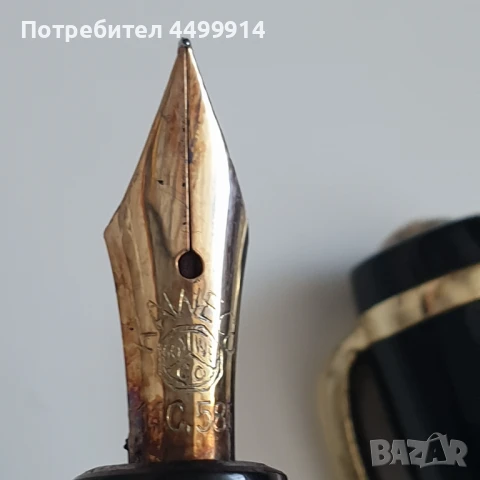 Рядка писалка KAWECO DIA 02G със златен писец 14 карата, снимка 4 - Други ценни предмети - 51237685