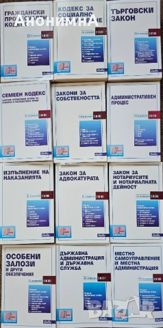 Закони / Правна литература