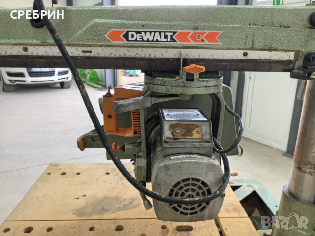 В наличност италианска радиална пендула DEWALT на 1000 мм мотор 3 кв, макс диск 350 мм., снимка 6 - Други машини и части - 50989778