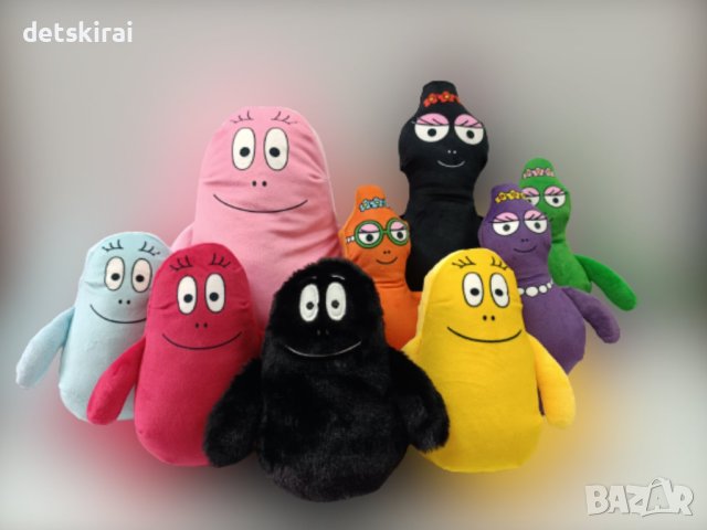 Цялото семейство Барбароните - плюшени