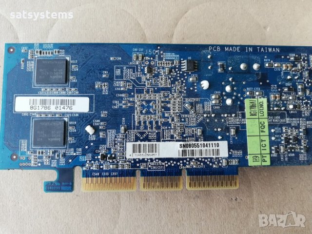 Видео карта NVidia GeForce Gigabyte N6200RH 256MB GDDR2 64bit AGP, снимка 8 - Видеокарти - 34801130