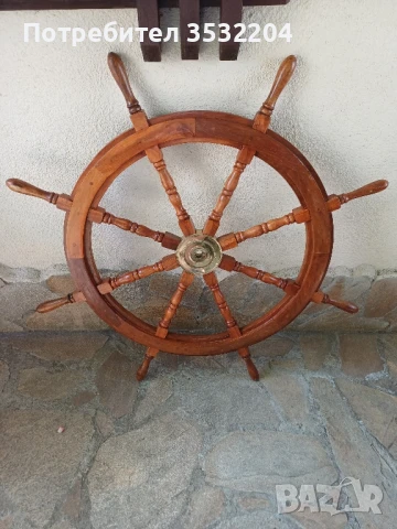 Голям дървен рул, снимка 4 - Антикварни и старинни предмети - 51271591